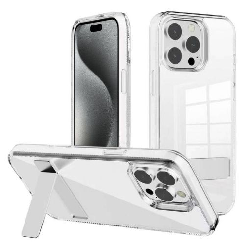 iPhone 15 Pro Max Clear Acrylic Hybrid TPU Case by Kalebol - 1