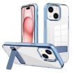 iPhone 15 Kalebol Clear Acrylic TPU Case (Blue) Holder - 1