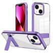 iPhone 13 Kalebol Holder Clear Acrylic TPU Case (Purple) - 1