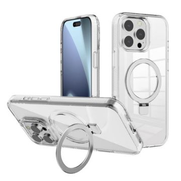 iPhone 17 Pro Kalebol MagSafe Clear TPU Phone Case (Transparent) - 1