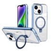 iPhone 14 Plus Kalebol MagSafe Clear TPU Case (Blue) - 1