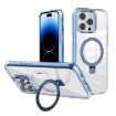 iPhone 14 Pro Kalebol MagSafe Clear TPU Case (Blue) - 1