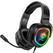 ONIKUMA S22 RGB Wired Gaming Earphone - Black Head-mounted - 1