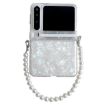 Huawei Pura X Pearlescent Phone Case with Bracelet, Beige - 1