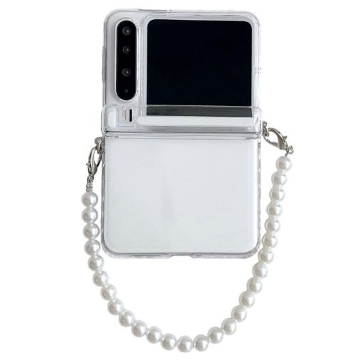 Huawei Pura X Transparent Phone Case with Bracelet & Buckle - 1