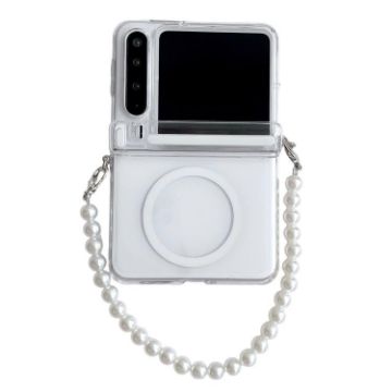 Huawei Pura X Transparent MagSafe Phone Case with Bracelet - 1