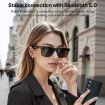 Yesido IO35 Smart Music Glasses, IP54 Waterproof, BT Call, Black - 5