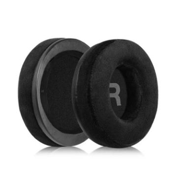 Flannel Splicing Earpads for Philips SHP9500 (1 Pair, Black) - 1