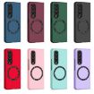 Samsung Galaxy Z Fold5 Shockproof MagSafe Case - Frosted Red PC - 2