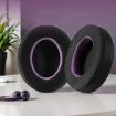 2 Pack Mesh Earpads for Philips SHP9500 - Black Purple - 3