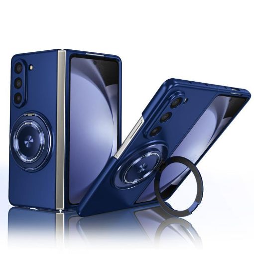 Samsung Galaxy Z Fold5 MagSafe Holder Phone Case (Royal Blue) - 1