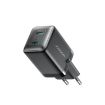 JOYROOM TCG17 45W GaN Dual USB-C Mini Charger EU Plug - Black - 1