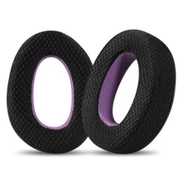 2pcs Earpads For Sennheiser GSP370/300/350/305/301 Black Purple - 1