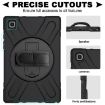 Samsung Galaxy Tab A7 360 Rotation Protective Case with Holder (Black) - 5
