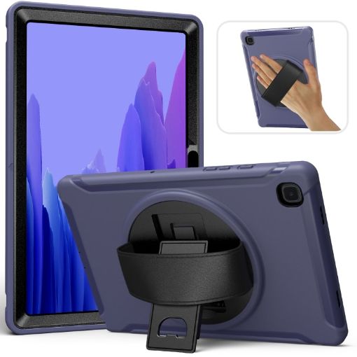 Samsung Galaxy Tab A7 (2020) 360 Case with Strap & Pen Slot - 1