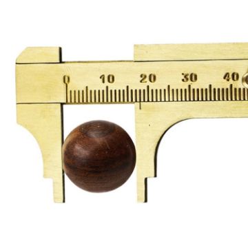 Mini Portable 100mm Brass Vernier Caliper for Jewelry Measuring - 1