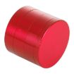 Red 40mm Zinc Alloy Herb Tobacco Grinder - Mini 4-Layer - 3