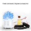 ML-824 Gypsophila Aroma Diffuser LED Humidifier 100ML Blue - 4