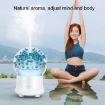 ML-824 Gypsophila Aroma Diffuser LED Humidifier 100ML Blue - 5