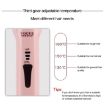 Mini USB Rechargeable Pink Wireless Hair Straightener & Curler - 5