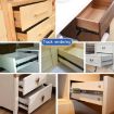 14" Mute Stainless Steel 3-Section Ball Drawer Slides, 35cm Length - 6