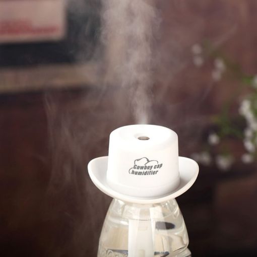 USB Mini Cowboy Cap Humidifier Air Purifier for Home/Office/Car - 1
