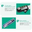 Digital Display Protractor Goniometer Ruler, Measures up to 500mm - 4
