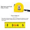 deli 5m Retractable Mini Tape Measure Pull Ruler Portable - 3