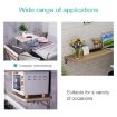 8" Wall-mounted Foldable Spring Shelf for Dining Table Storage - 4