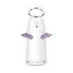 TSHM0 Pink Mini Angel Humidifier with Night Lights, 230mL Capacity - 3