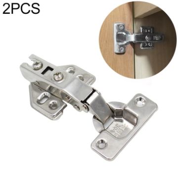 2 PCS Stainless Steel Hydraulic Buffer Hinge, 781 Straight Arm - 1