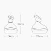 3D Intelligent Electric Scalp Head Massager (White) - 3