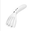 Rechargeable White Mini Portable Multifunctional Head Massager Comb - 2