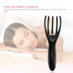 Rechargeable White Mini Portable Multifunctional Head Massager Comb - 5