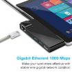 ROCKETEK SK-S5HL RJ45 USB 3.0 HDMI SD/TF Card Reader HUB 4K Adapter - 4