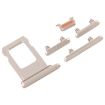 White SIM Card Tray + Side Key for iPhone 11 - 4