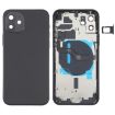 iPhone 12 Black Battery Back Cover with Wireless Charging Module - 1