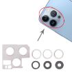 iPhone 13 Pro Max Camera Lens Cover & Bracket (Silver) - 5