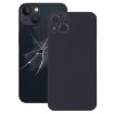 Big Camera Hole Glass Back Cover for iPhone 13 (Black) Replacement - 1