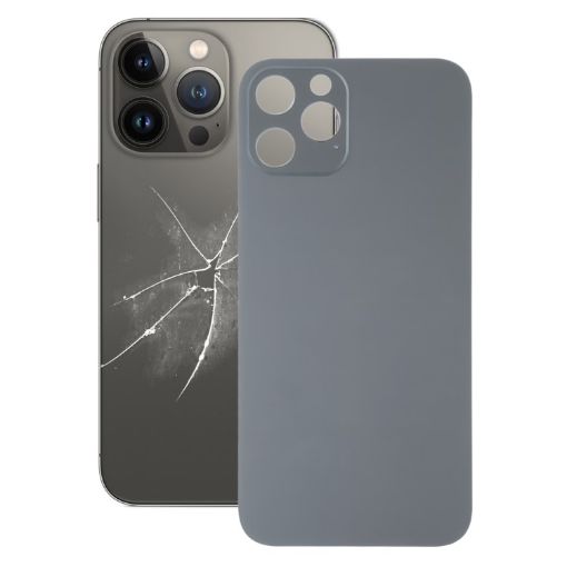Replacement Graphite Back Cover with Camera Hole for iPhone 13 Pro - 1