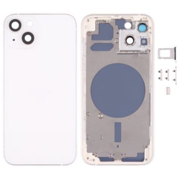iPhone 13 White Back Cover with SIM Tray & Camera Lens - 1