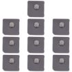 iPhone 12 mini Black Microphone Dustproof Mesh - 10 PCS - 1