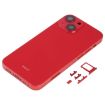 iPhone 13 Mini Red Back Cover with SIM Tray & Camera Lens - 2