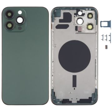 iPhone 13 Pro Max Green Back Housing with SIM Tray & Camera Lens - 1