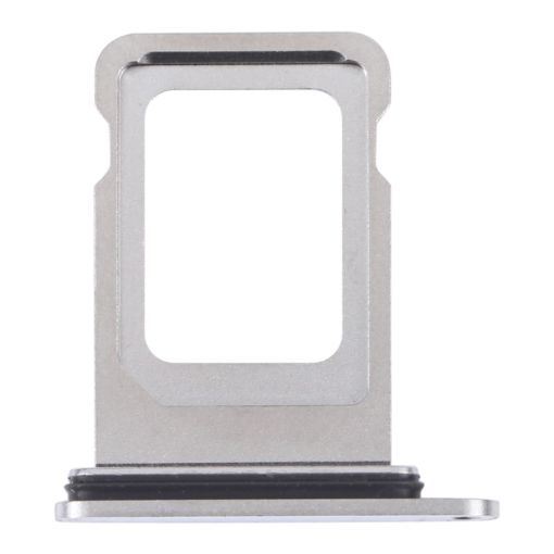 Silver SIM+SIM Card Tray for iPhone 14 Pro - 1