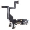 iPhone 14 Pro White Charging Port Flex Cable - 1