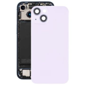 iPhone 14 Plus Glass Back Cover w/ Flash & Wireless Charging (Purple) - 1