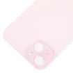 iPhone 15 Plus Pink Glass Battery Back Cover - 4