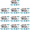 iPhone 15/15 Plus Mainboard Heat Sink & FPC Foam Pads - 10 Sets - 1
