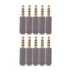 CTIA & OMTP Earphone Microphone Conversion Plug, 10 PCS - 1
